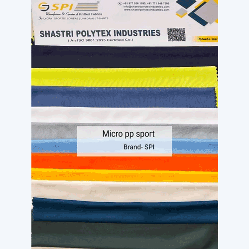 Micro Pp Polyster Fabric Tshirt one